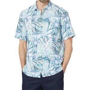 Tommy Bahama Nova Wave Bermuda Batik Short-Sleeve Shirt NWT